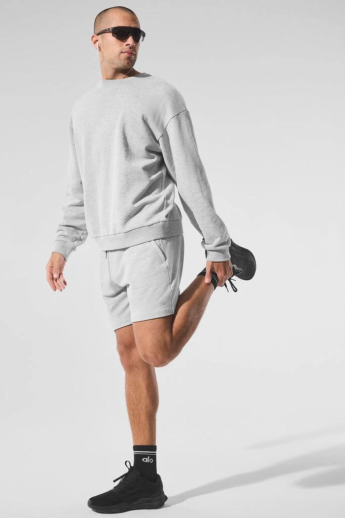 商品Alo|Chill Short - Athletic Heather Grey,价格¥593,第5张图片详细描述