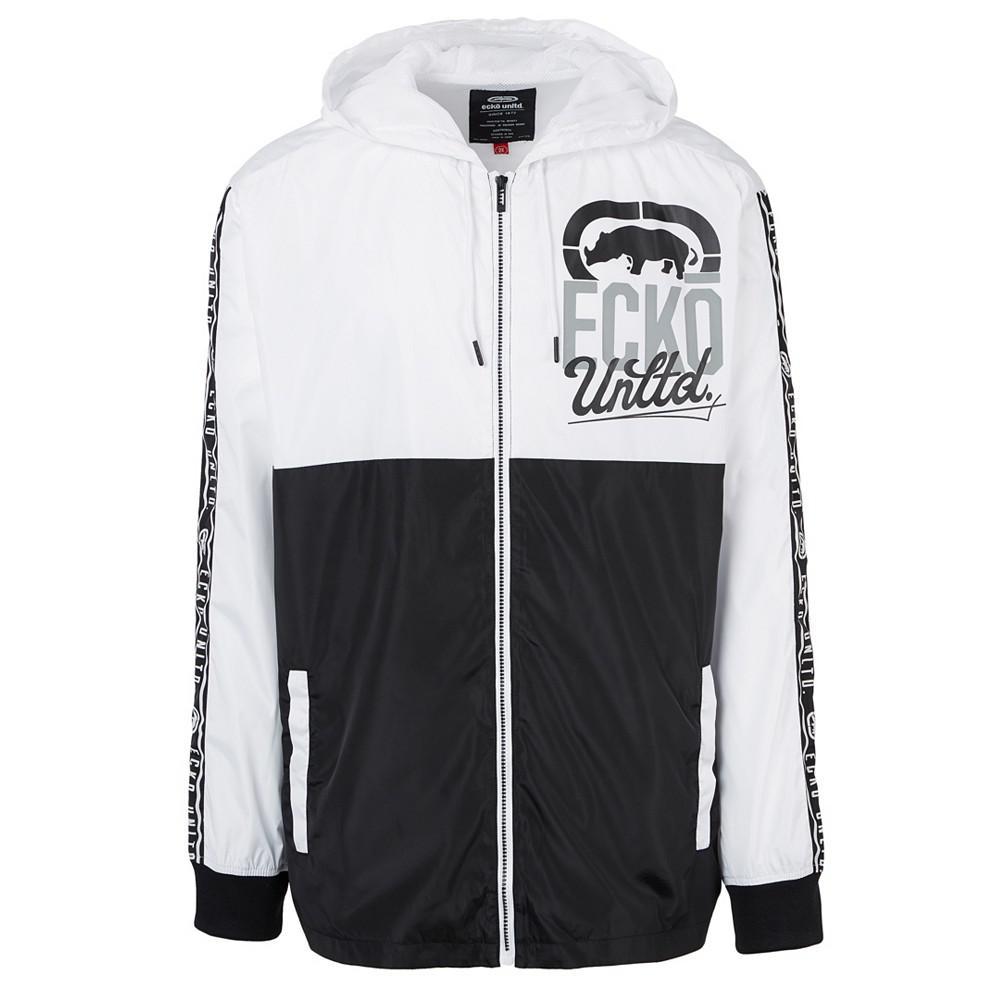 商品Ecko Unltd|Men's 2 Tone Split Windbreaker,价格¥500,第1张图片