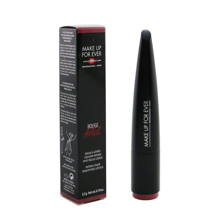 商品Make Up For Ever|Make Up For Ever 绝色大师柔光唇膏 奶霜小黑管 - # 166 Poised Rosewood -166 Poised Rosewood(3.2g/0.1oz),价格¥282,第2张图片详细描述