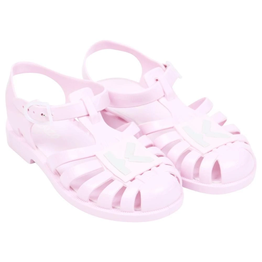 商品Kenzo|Pink Logo Jelly Sandals,价格¥233,第2张图片详细描述