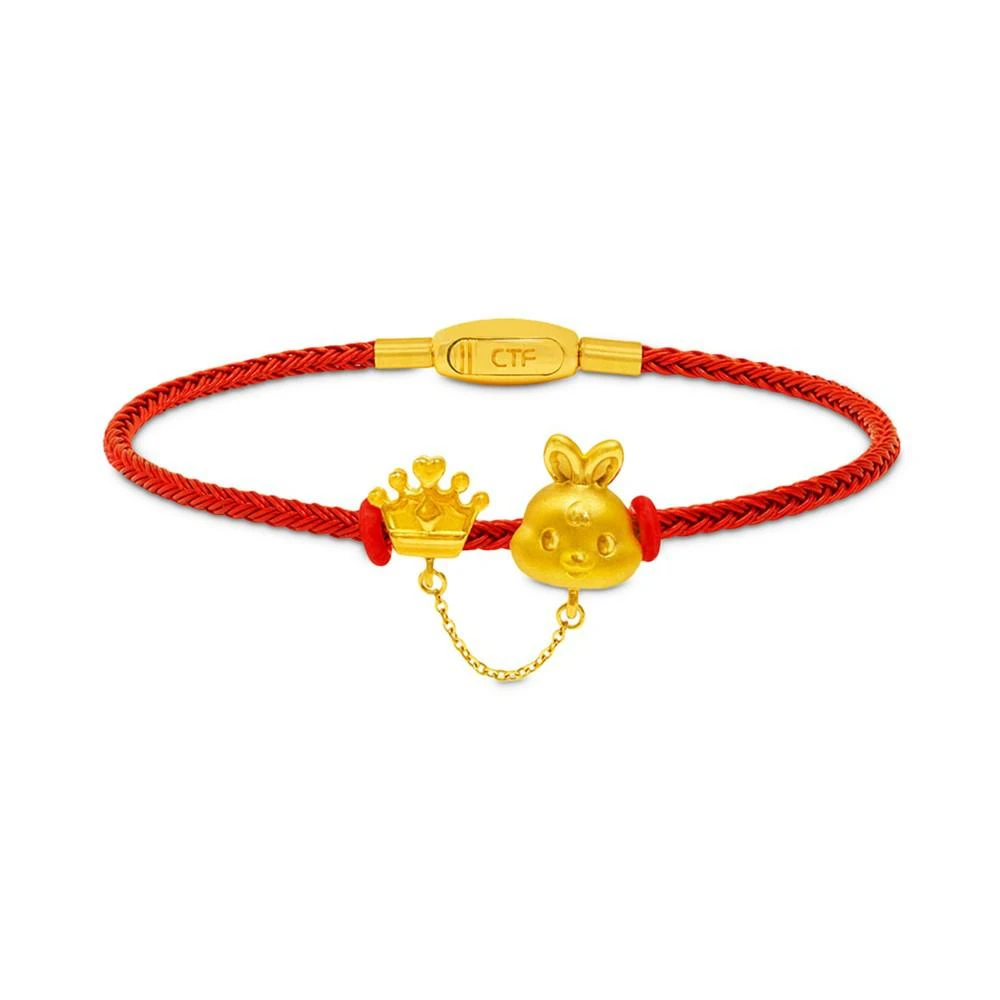 商品Chow Tai Fook|Year of the Rabbit Charm in 24k Gold,价格¥2679,第2张图片详细描述