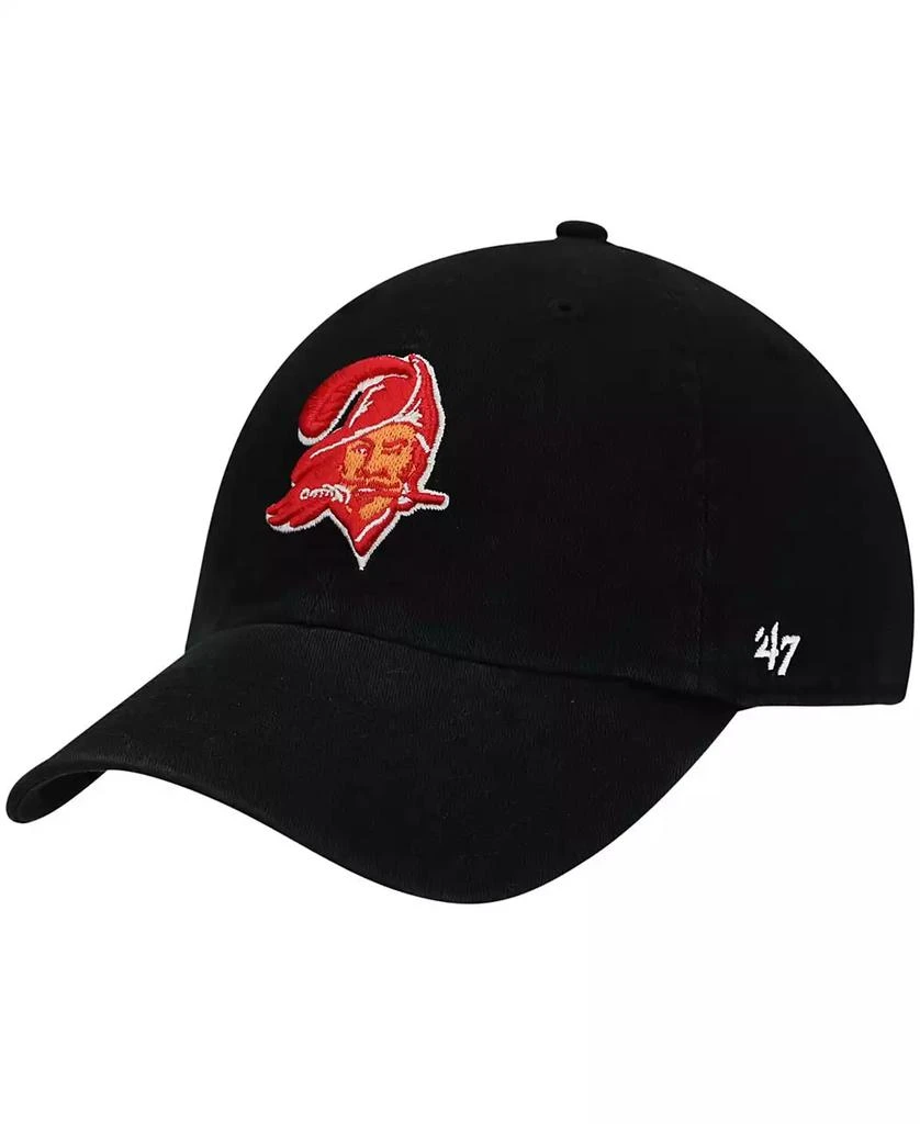 商品47 Brand|'47 Men's Black Tampa Bay Buccaneers Clean Up Legacy Adjustable Hat,价格¥225,第1张图片