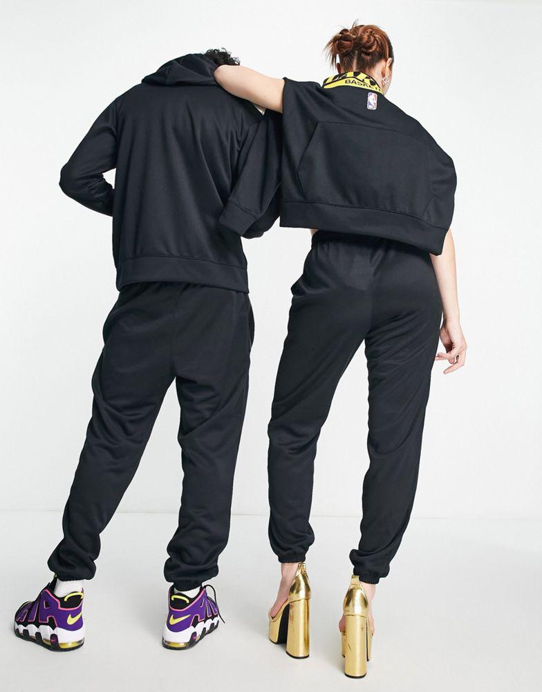 Nike Basketball NBA LA Lakers Spotlight joggers in black商品第2张图片规格展示