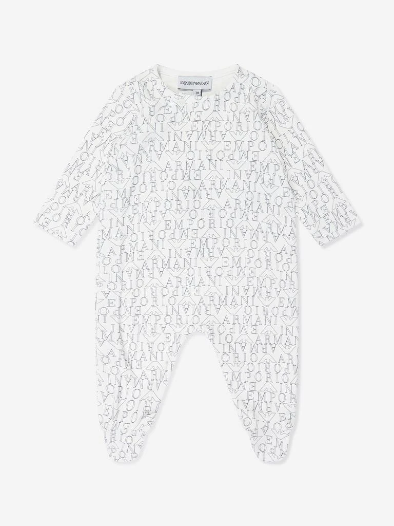 商品Emporio Armani|Emporio Armani Baby Boys Babygrow Gift Set in Blue,价格¥1039,第2张图片详细描述