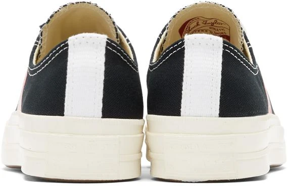 商品Comme des Garcons|Black Converse Edition Half Heart Chuck 70 Low Sneakers,价格¥1198,第4张图片详细描述