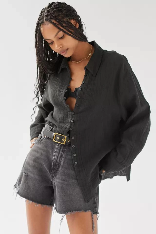 商品Urban Outfitters|UO Addison Button-Front Blouse,价格¥234,第1张图片