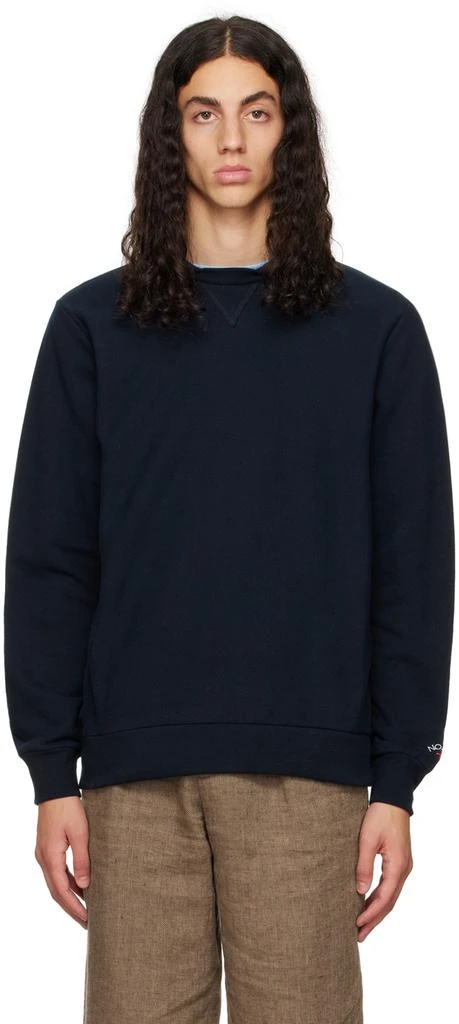 商品Noah|Navy Crewneck Sweatshirt,价格¥609,第1张图片