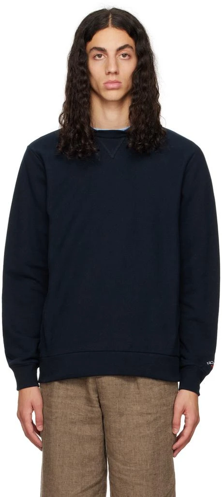 商品Noah|Navy Crewneck Sweatshirt,价格¥480,第1张图片