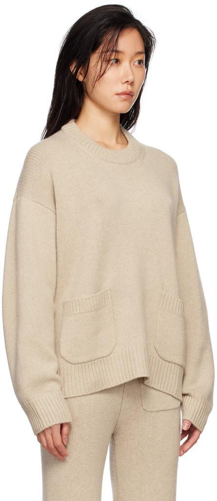 商品Lisa Yang|Beige Natasha Sweater,价格¥4132,第4张图片详细描述