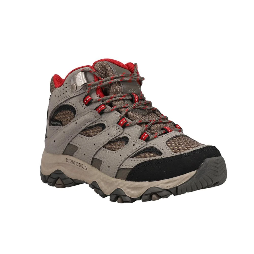 商品Merrell|Moab 3 Mid Waterproof Boots(Little Kid-Big Kid),价格¥298,第2张图片详细描述