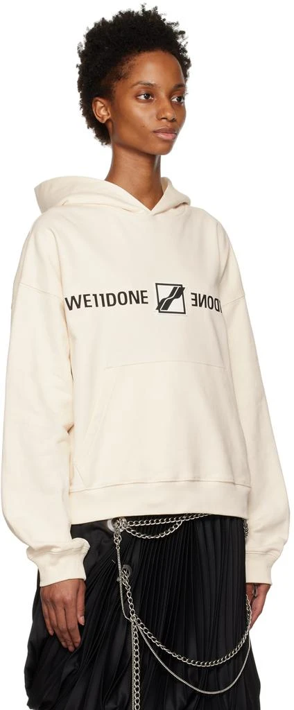 商品We11done|Off-White Patched Mirror Hoodie,价格¥1319,第2张图片详细描述