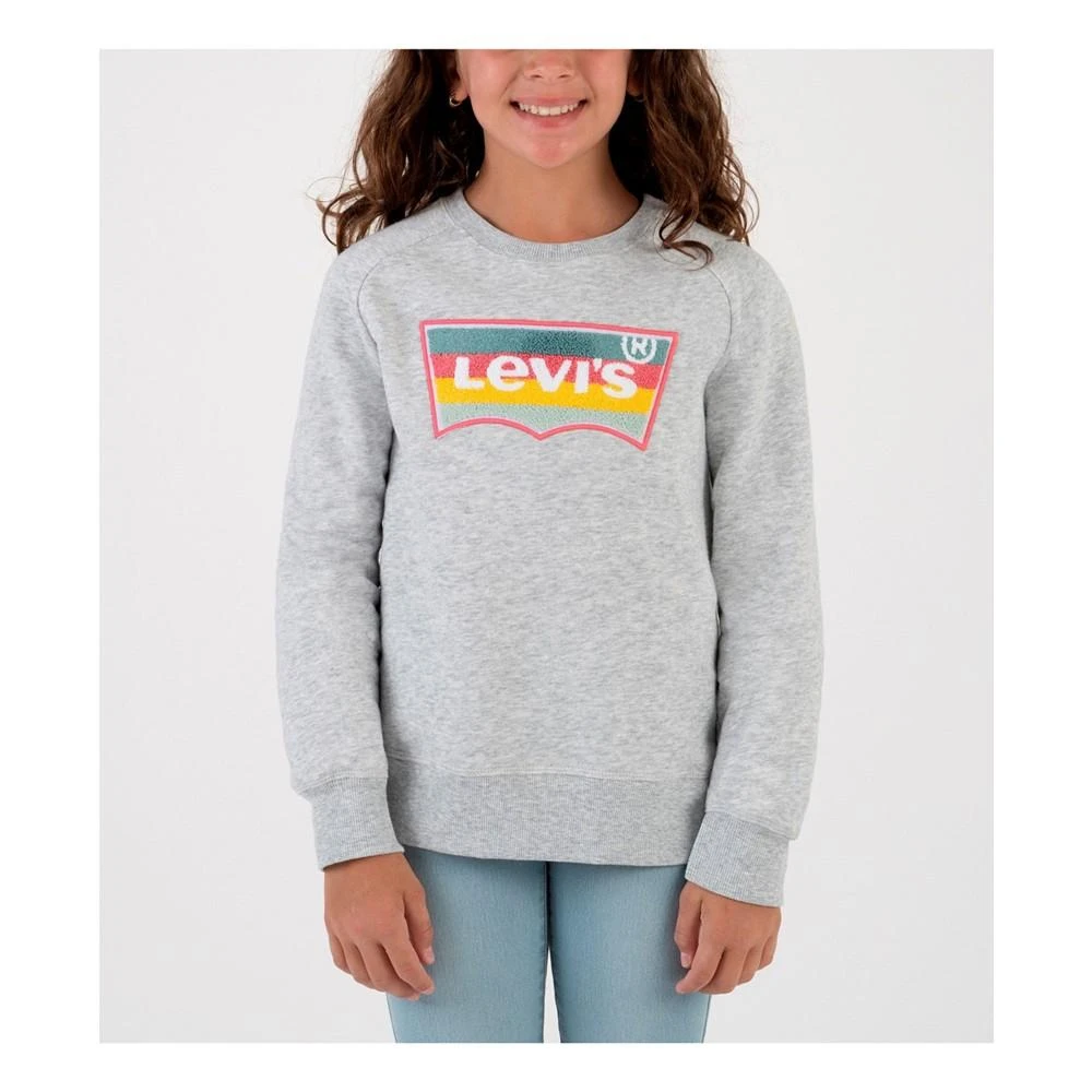 商品Levi's|Girl Levi's Chenille Logo Crewneck Sweatshirt,价格¥67,第1张图片