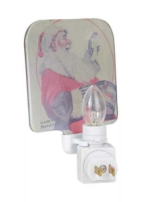 6Inch Norman Rockwell 'A Drum for Tommy' Glass Christmas Night Light商品第2张图片规格展示