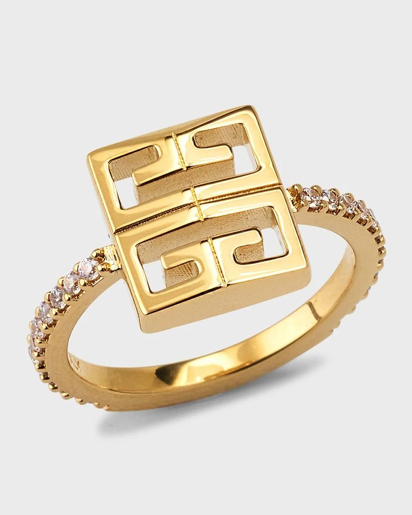 商品Givenchy|4G Ring with Crystals,价格¥2471,第3张图片详细描述