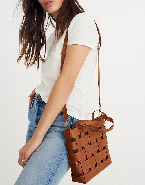 商品Madewell|The Transport Crossbody: Basketweave Edition,价格¥748,第4张图片详细描述