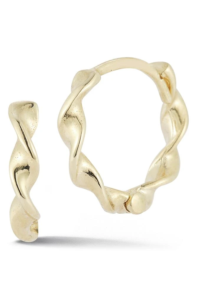 商品Ember Fine Jewelry|14K Yellow Gold Twisted Hoop Earrings,价格¥2323,第1张图片