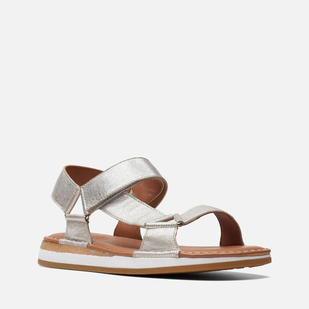 商品Clarks|Clarks CraftSun Sport Metallic Leather Sandals,价格¥456,第2张图片详细描述