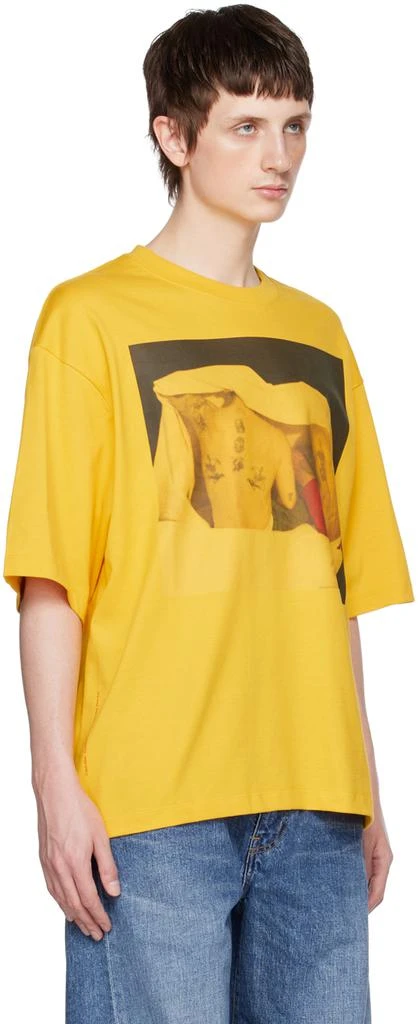 商品Calvin Klein|Yellow Huddle T-Shirt,价格¥289,第2张图片详细描述
