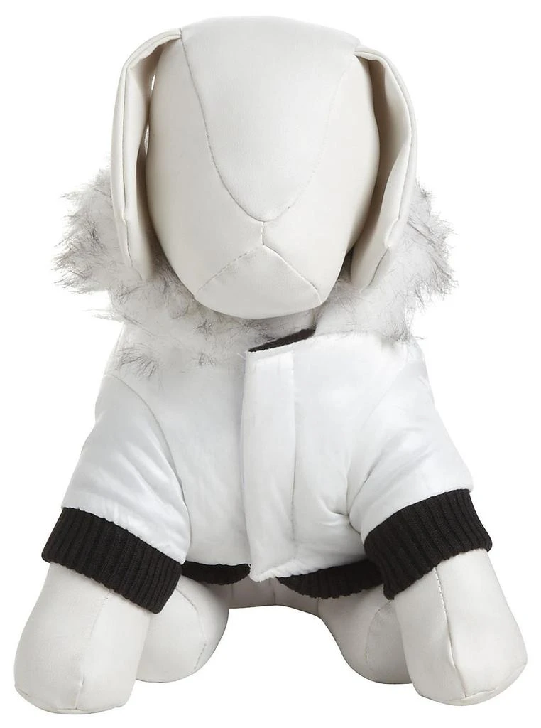 商品Pet Life|Aspen Winter-White Fashion Pet Parka Coat,价格¥304,第5张图片详细描述