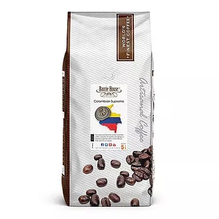 商品Barrie House|Barrie House Whole Bean Coffee, Colombian Supremo (40 oz.),价格¥131,第1张图片