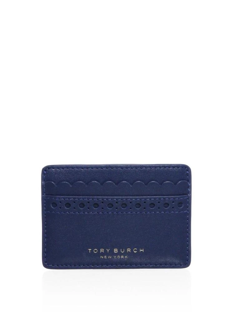 商品Tory Burch|Block-T Brogue Leather Slim Card Case,价格¥712,第1张图片