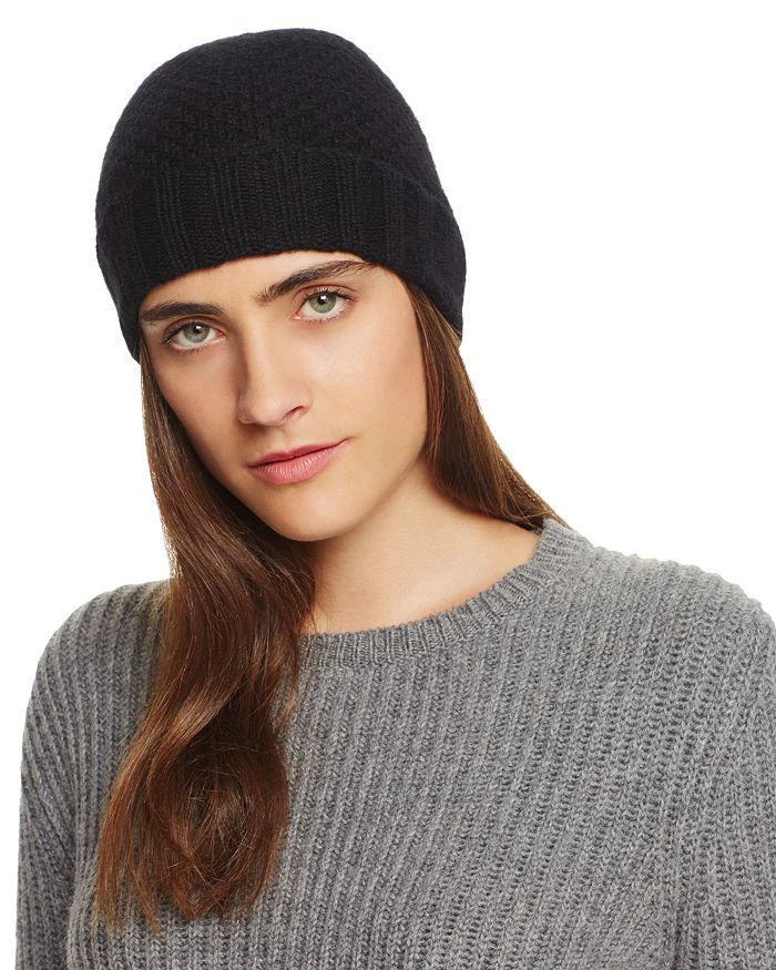 商品Bloomingdale's|C by Bloomingdale's Waffle Knit Cashmere Hat - Exclusive,价格¥586,第1张图片