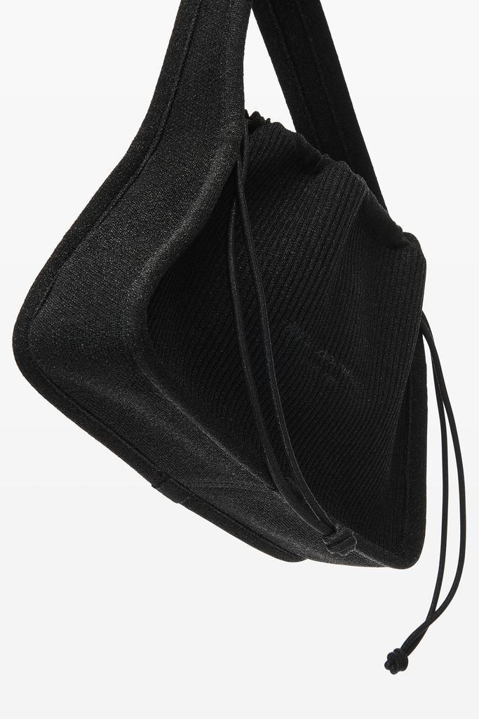 商品Alexander Wang|RYAN SMALL BAG IN METALLIC RIB KNIT,价格¥2759,第4张图片详细描述