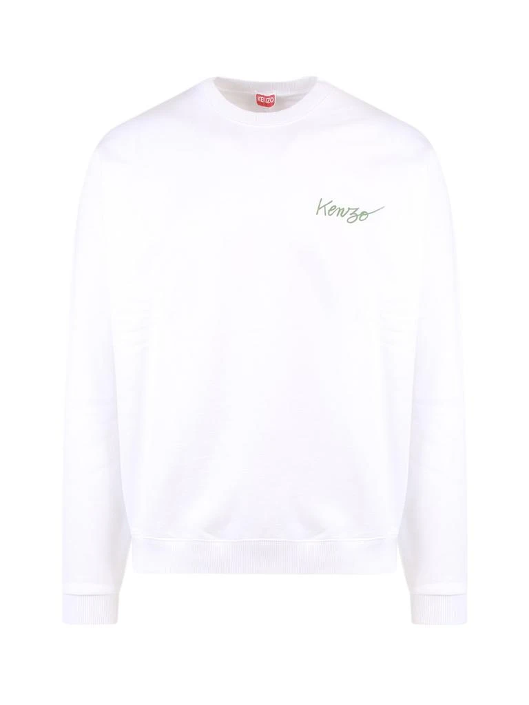 商品Kenzo|Kenzo Poppy Logo Printed Crewneck Sweatshirt,价格¥1247,第1张图片