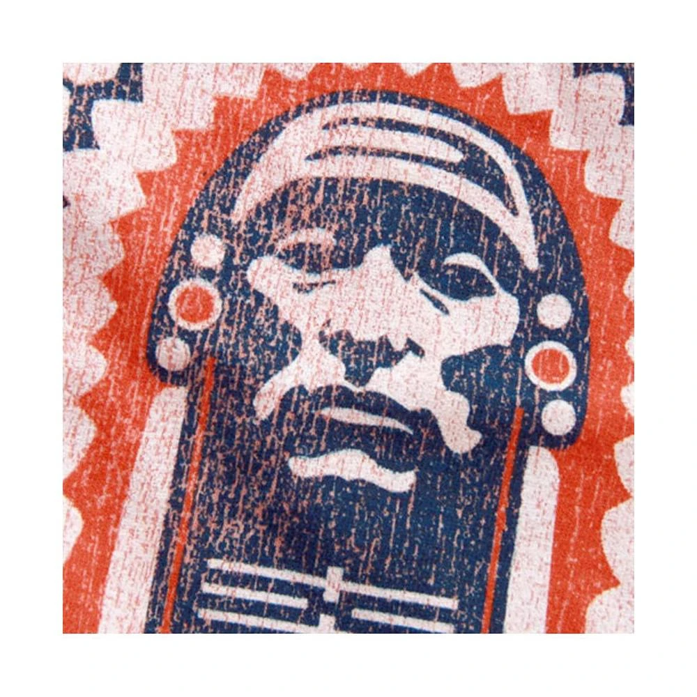 商品The Original Retro Brand|Men's Heather Orange Illinois Fighting Illini Vintage-Like Tri-Blend T-shirt,价格¥261,第2张图片详细描述