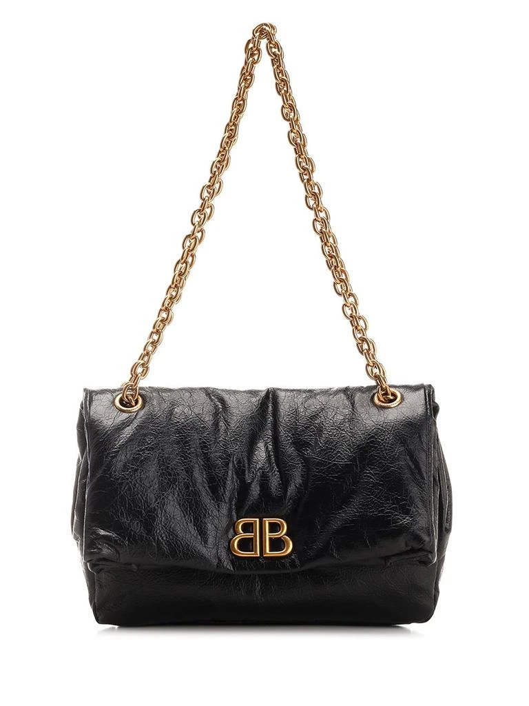 商品Balenciaga|Monaco Shoulder Bags Black,价格¥18719,第1张图片