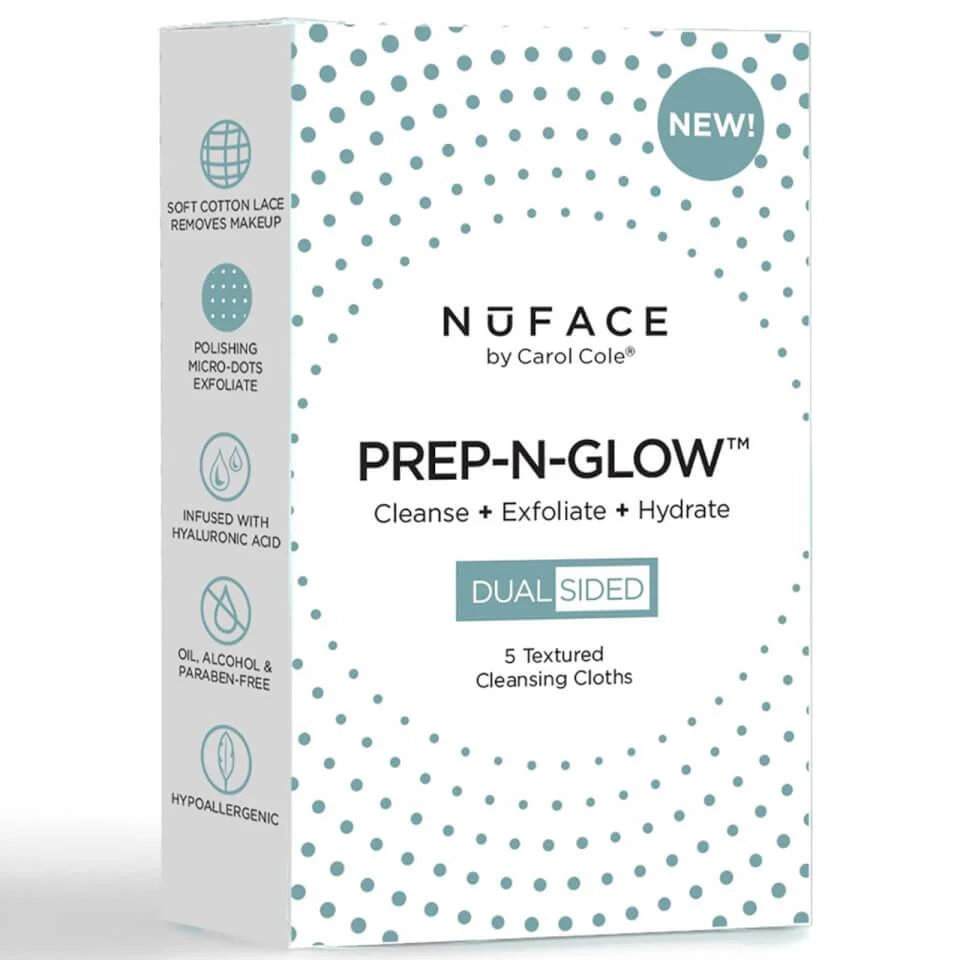 商品NuFace|NuFACE Prep-N-Glow 清洁去角质洁面巾 -  5 Pack,价格¥95,第1张图片