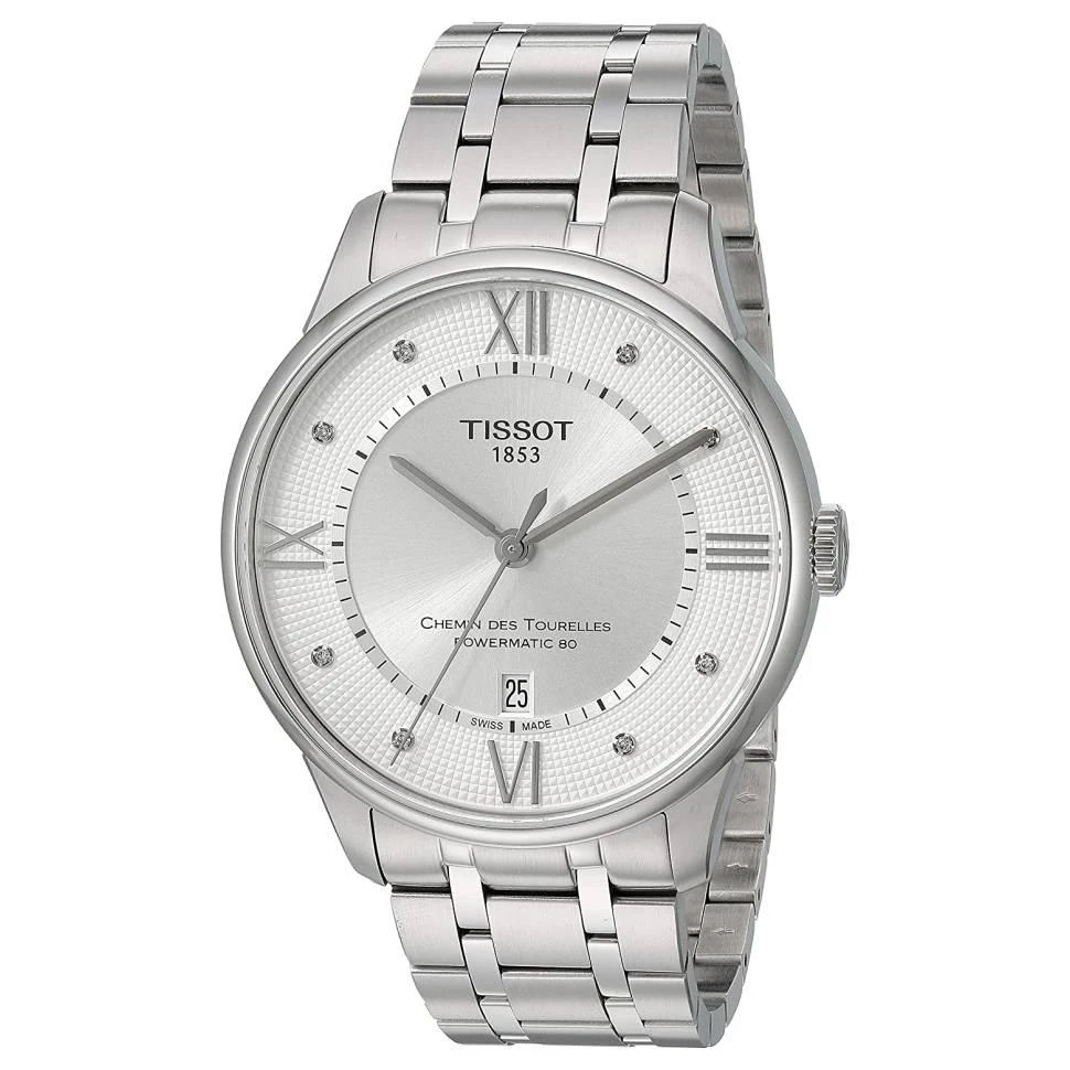 商品Tissot|Chemin Des Tourelles系列 男士机械手表 42mm--T0994071103300  ,价格¥2841,第1张图片