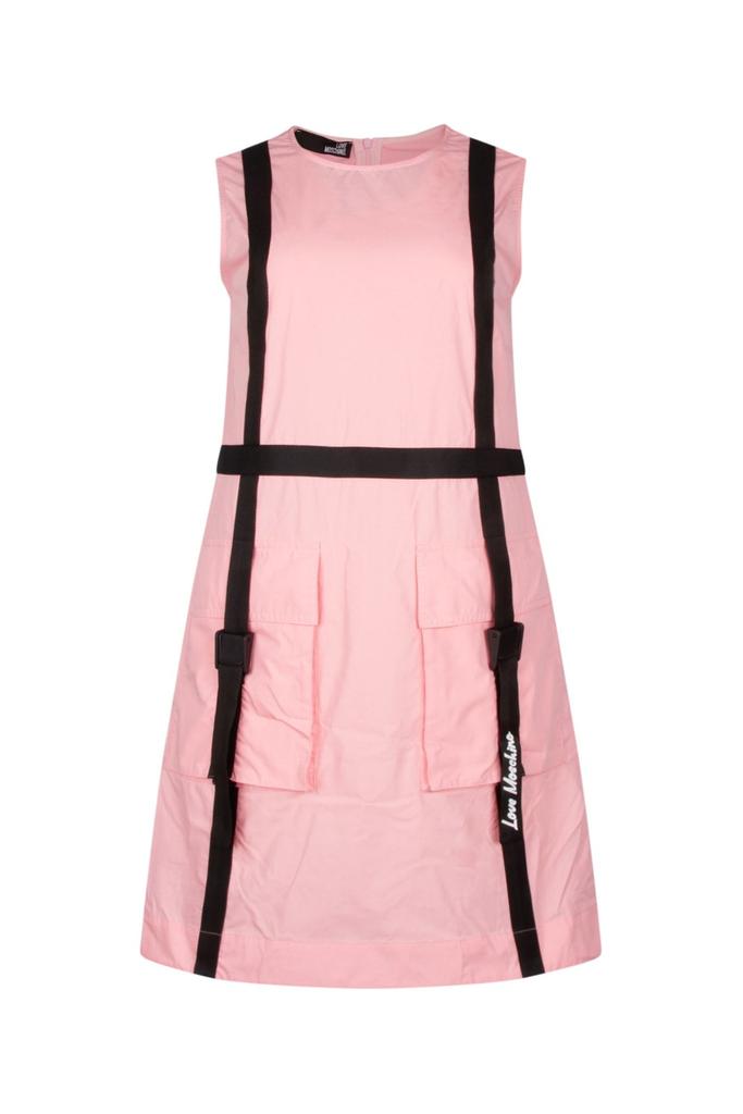 Love Moschino Pocket-Detailed Sleeveless Mini Dress商品第1张图片规格展示