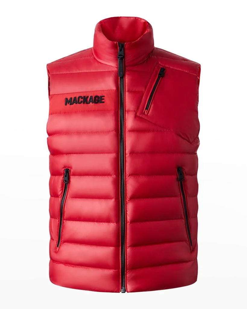 商品Mackage|Men's Hardy Quilted Down Puffer Vest,价格¥3517,第3张图片详细描述