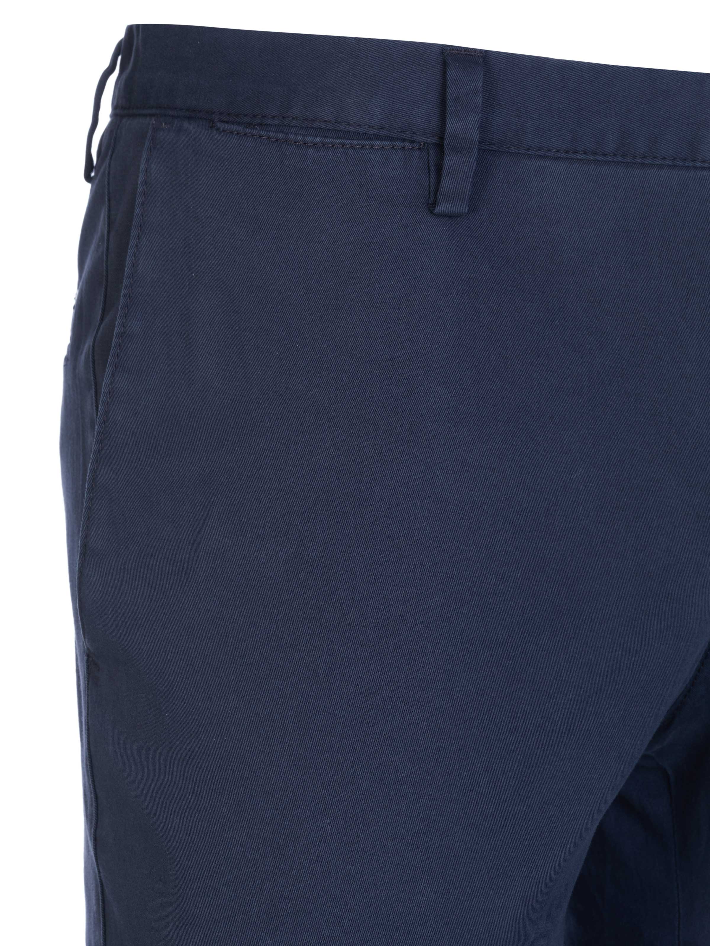 HUGO BOSS 男士海军蓝色棉质修身休闲裤 STANINO16W-50385095-410商品第2张图片规格展示