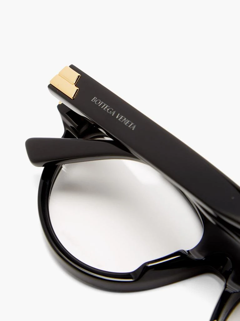 商品Bottega Veneta|Cat-eye acetate glasses,价格¥3190,第3张图片详细描述