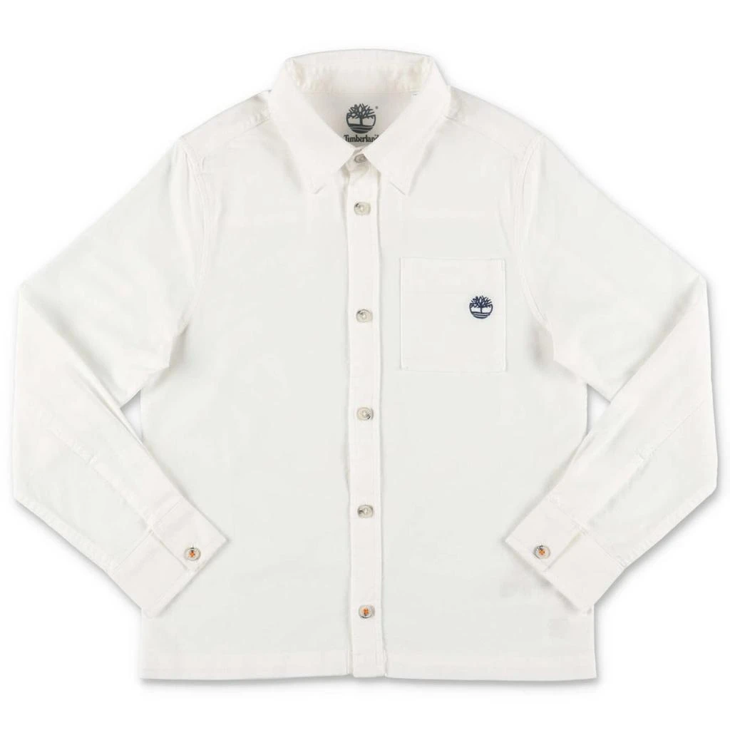 商品Timberland|Timberland Camicia Bianca In Mussola Di Cotone,价格¥586,第1张图片