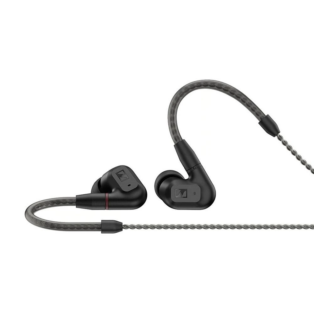 商品Sennheiser|IE 200 In-Ear Audiophile Headphones - True Response Transducers for Neutral Sound, Impactful Bass, Detachable Braided Cable with Flexible Ear Hooks - Black,价格¥1116,第1张图片