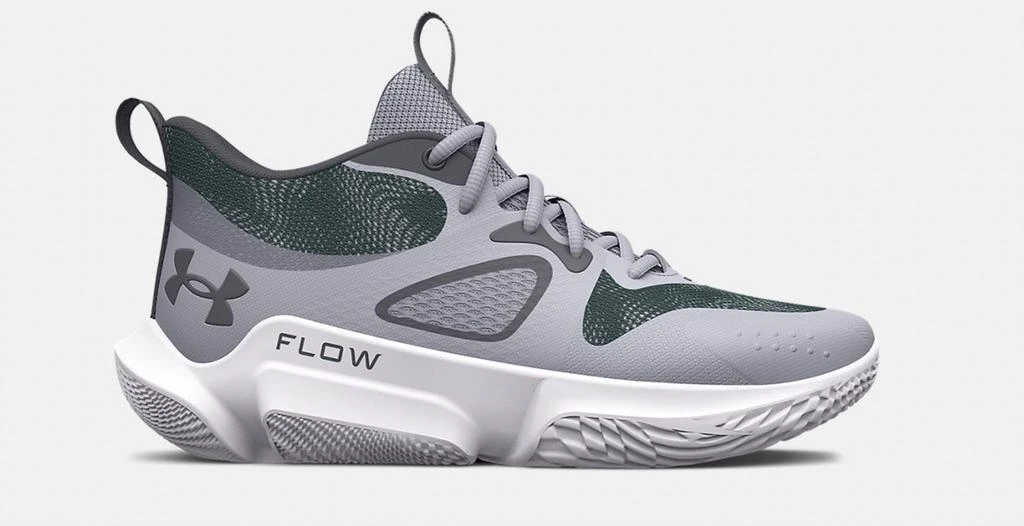 商品Under Armour|Flow Breakthru 3 Basketball Shoes In Mod Gray/white,价格¥587,第3张图片详细描述