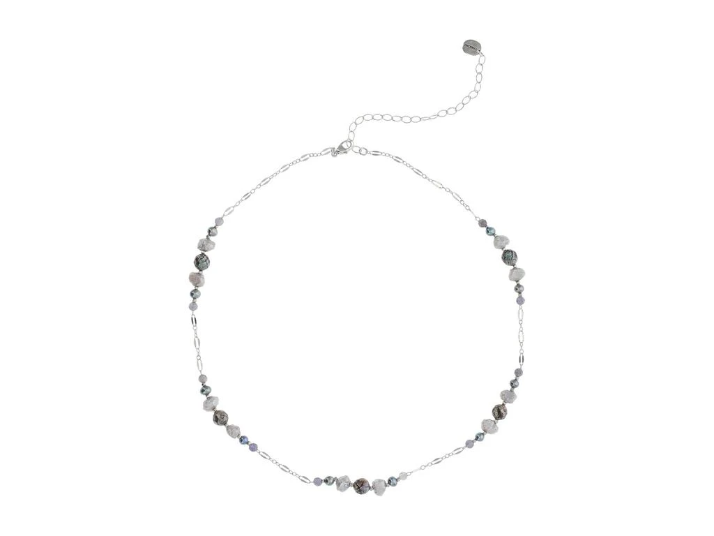 商品Chan Luu|Grey Pearl Layering Necklace,价格¥496,第2张图片详细描述