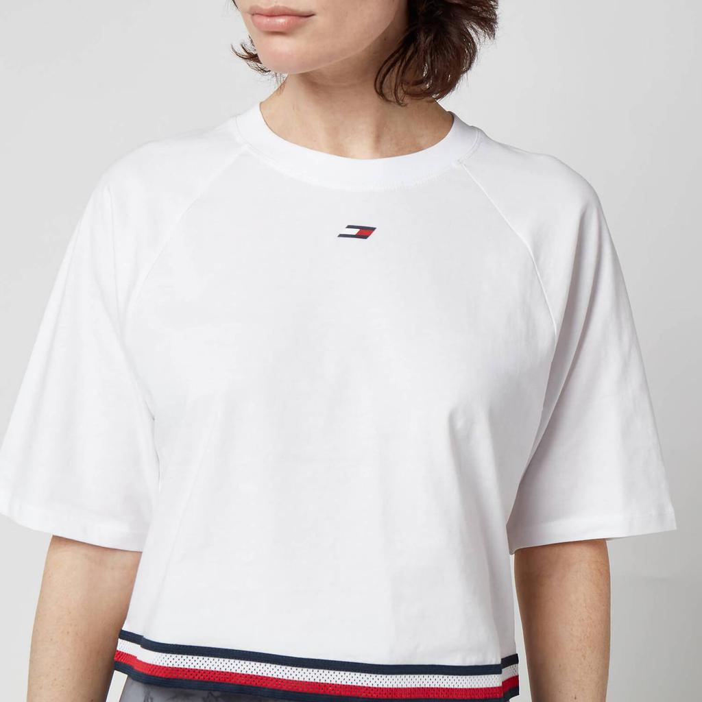 Tommy Sport Women's Relaxed Crew Neck T-Shirt - Th Optic White商品第4张图片规格展示