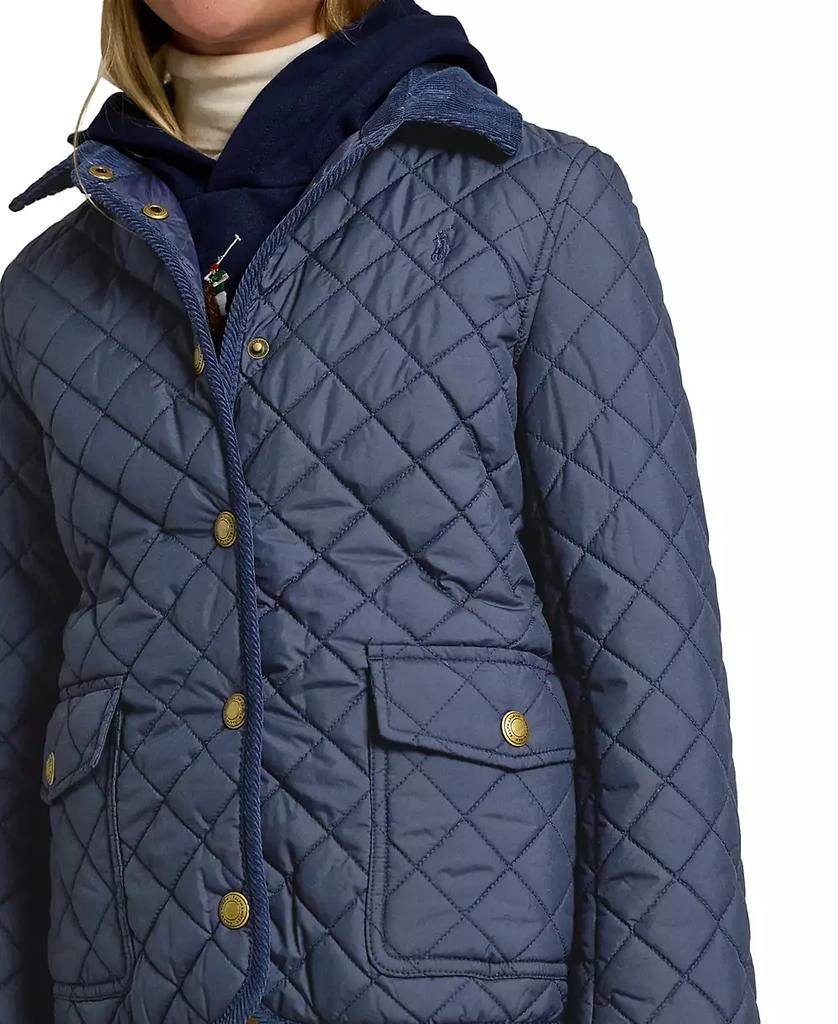 商品Ralph Lauren|Big Girls Quilted Water-Repellent Barn Jacket,价格¥767,第3张图片详细描述