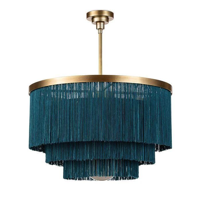 商品Regina Andrew|Design Cabaret Fringe 3 Light Chandelier,价格¥11567,第1张图片