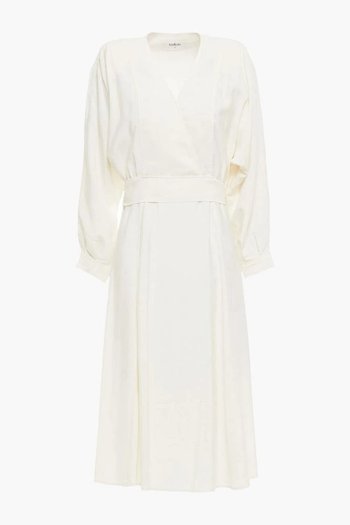 商品ba&sh|Cauka belted broadcloth dress,价格¥849,第3张图片详细描述