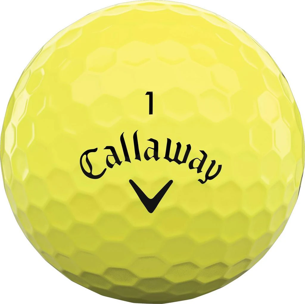 商品Callaway|Callaway 2021 Supersoft Gloss Yellow Golf Balls,价格¥206,第3张图片详细描述