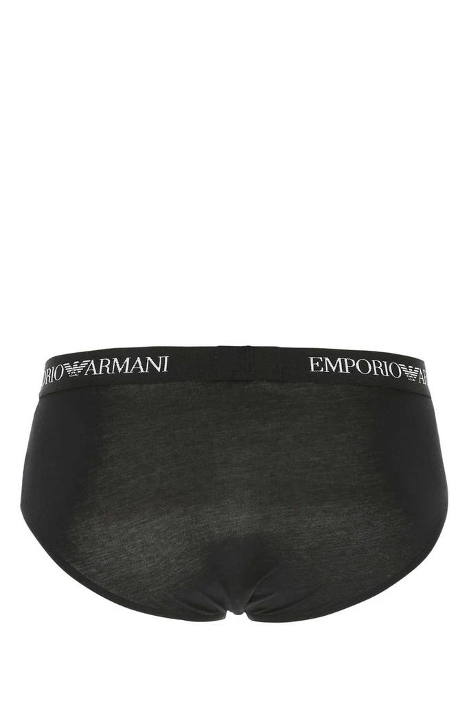 商品Emporio Armani|Emporio Armani Logo Monogram Three-Pack Of Briefs,价格¥792,第2张图片详细描述