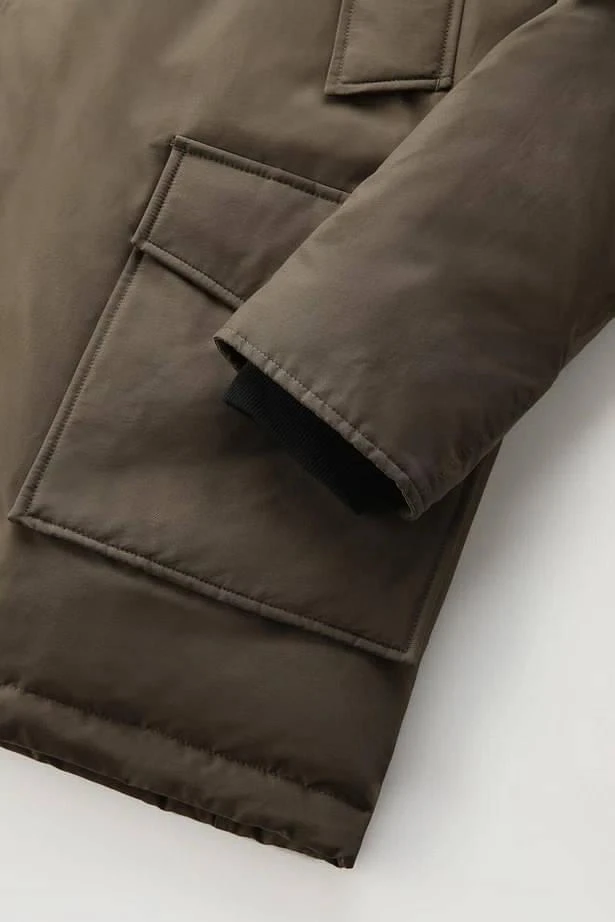 商品Woolrich|Jacket Artic Parka Cotton Green Dark Green,价格¥5655,第4张图片详细描述