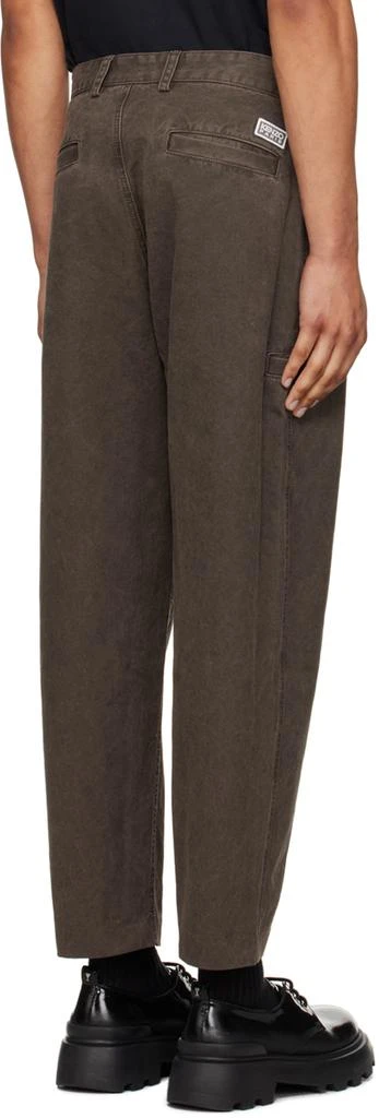 商品Kenzo|棕色 Tapered 长裤,价格¥1672,第3张图片详细描述