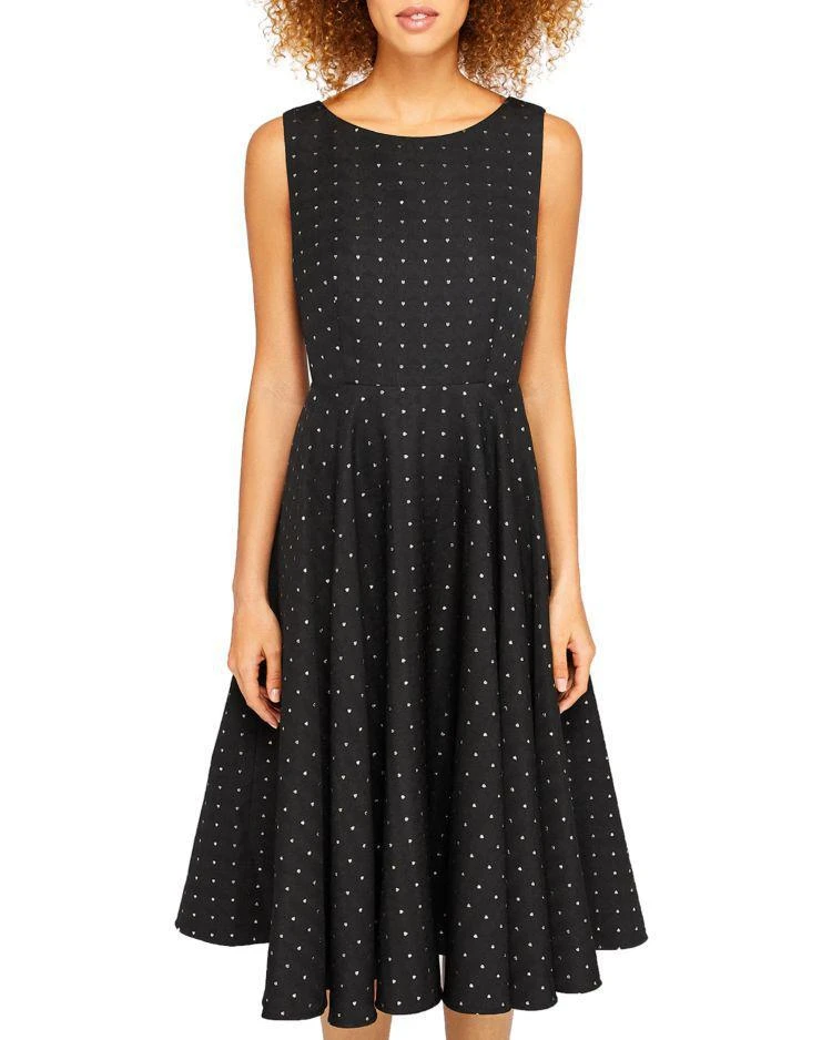 商品Ted Baker London|Ted Baker Lysanda Cutout Jacquard Midi Dress,价格¥1459,第3张图片详细描述