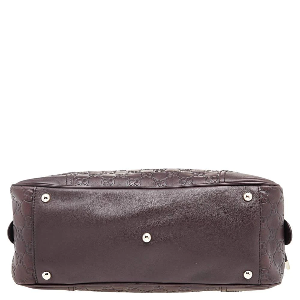 Gucci Dark Brown Guccissima Leather Princy GG Boston Bag 商品
